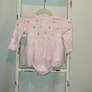 Cat & Jack Pink Bunny Tulle Dress 3-6 Months